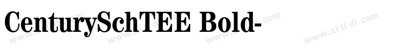 CenturySchTEE Bold字体转换 CenturySchTEE Bold字体转换